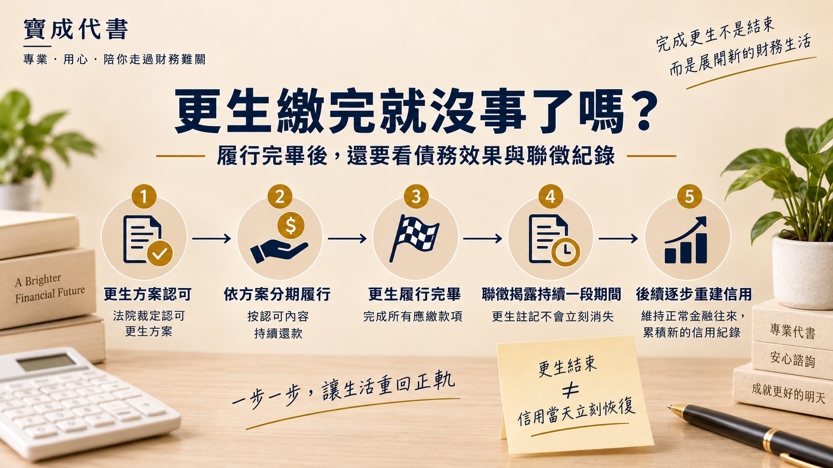 債務更生後果