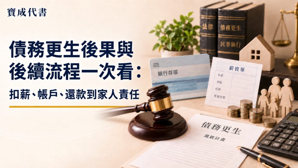 債務更生後果